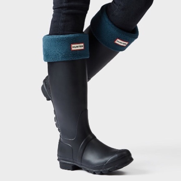 Hunter Accessories - NWT Hunter Tall Ocean Blue Boot Socks Size Large
